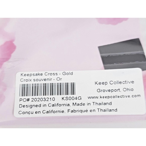 KEEP Collective Keepsake Cross Gold Charm for Stella Dot Bracelet Charm RETIRED - Picture 3 of 6